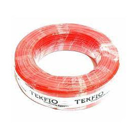 ROLO CABO 2,5 MM 100 MTS VERMELHO TEKFIO