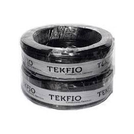 ROLO CABO 2,5 MM 100 MTS PRETO TEKFIO