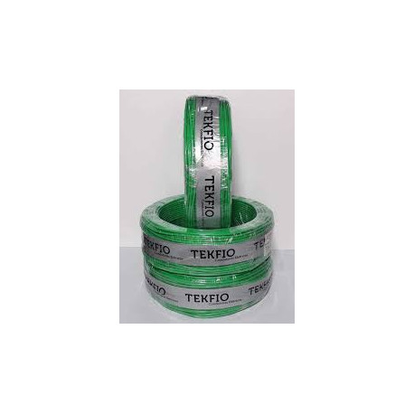 ROLO CABO 2,5 MM 100 MTS VERDE TEKFIO